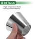 thumbnail image 5 of Rebajado Único Adaptador de Tubo de Escape Conector de Doblado Mandrel de 2" OD a 3.5" OD de Acero Inoxidable 201 Longitud de 3 pulgadas Tono Plateado, 5 of 7