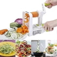 thumbnail image 4 of Spiralizer 4 -blade Vetable Spiralizer Foldable Spiral Slicer Zucni Noodle Veggie Pasta Spaghetti Maker, 4 of 5