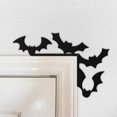 thumbnail image 4 of Halloween Door Frame Decorations, 3D Bat Wall Switch Decal, Mirror Wall Halloween Door Corner Sticker, Halloween Door Decor Sign, Door Wall Halloween Decorations, 4 of 4