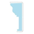thumbnail image 6 of Ekena Millwork 179" Bottom Width x 187 1/2" Top Width x 12"H x 1 1/4"P Craftsman Crosshead w/ Flat Keystone, 6 of 24