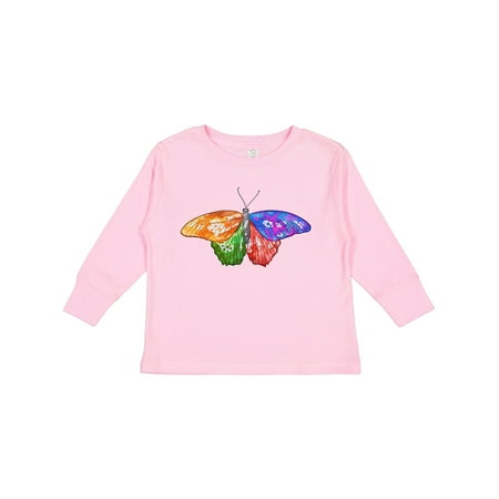 

Inktastic Artistic Butterfly Gift Toddler Boy or Toddler Girl Long Sleeve T-Shirt
