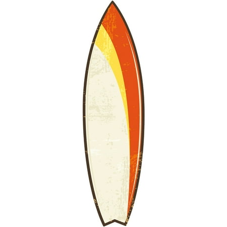 RoomMates Surf's Up Dry-Erase Peel-and-Stick Giant Wall Decals
