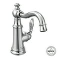 thumbnail image 6 of Moen S42107NL Weymouth Single Handle Monoblock Bathroom Sink Faucet in Polished Nickel, 6 of 7