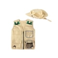 thumbnail image 2 of 1 juego de niños Explorer Kit cómodo chaleco para niños exploradores y sombrero disfraz de al aire libre, 2 of 6