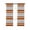 Grey Orange, variant on Ginger Yellow Stripes Blackout Curtains, Light Blocking Print Window Curtains, Modern Minimalist Horizontal Lines Thermal Insulated Window Drapes for Living Room 2 Panels, 104"W x 72"L