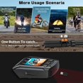 thumbnail image 2 of 2X 4K 60FPS Multifunctional Cycling Camera Rainproof 2.0 Inch IPS Screen WiFi Connection with LED Flashlight Bike Horn, 2 of 7