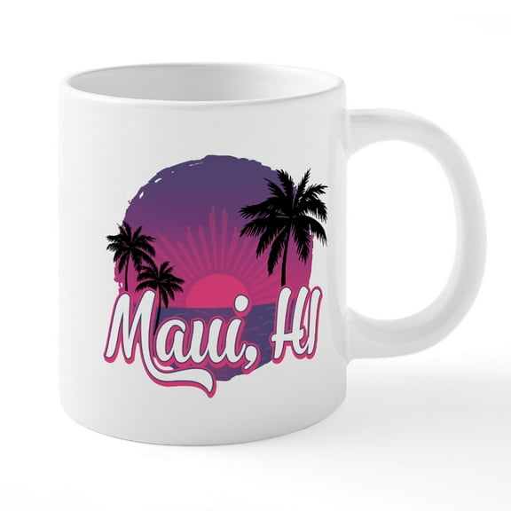 CafePress - Maui, Hawaii - 20 Oz White Ceramic Mega Mug