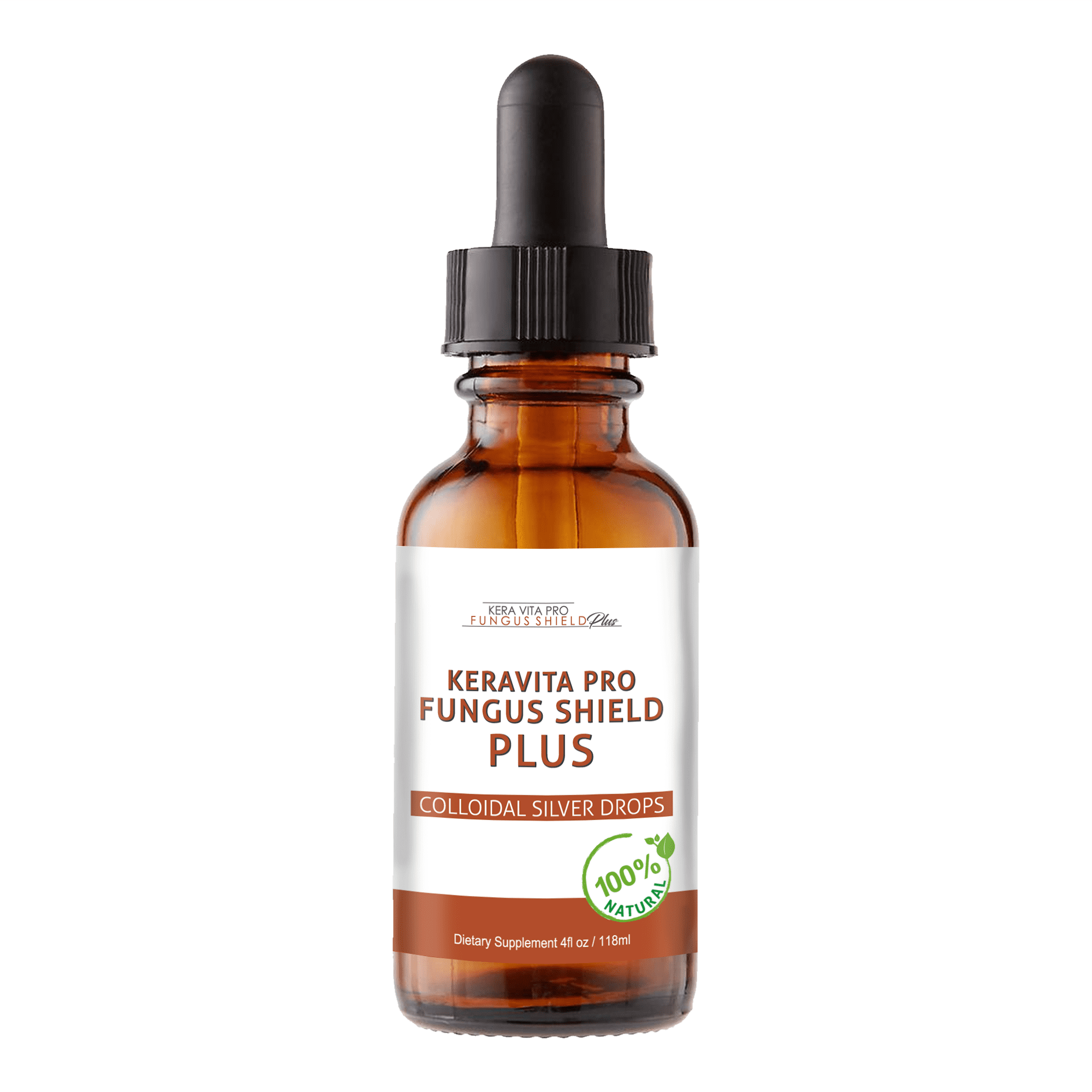 Keravita Pro Fungus Shield Plus Colloidal Silver Drops Support Immunity Safe For External