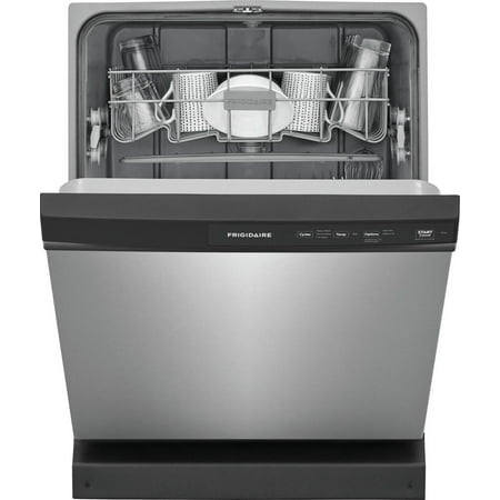 Frigidaire 24" Front Control Built-In Dishwasher, 60dba - Stainless Steel