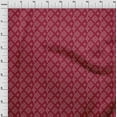 thumbnail image 3 of oneOone Polyester Lycra Carmine Red Fabric Geometric Bandhani Sewing Craft Projects Fabric Prints By Yard 56 Inch Wide, 3 of 4