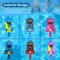 thumbnail image 6 of Chriffer Life Jacket with Head Support for 26-33 LBS Beach Pool, Rainbow Horse, S, 6 of 7