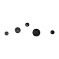 thumbnail image 2 of Wall Button Coat Hanger, Black, 2 of 2