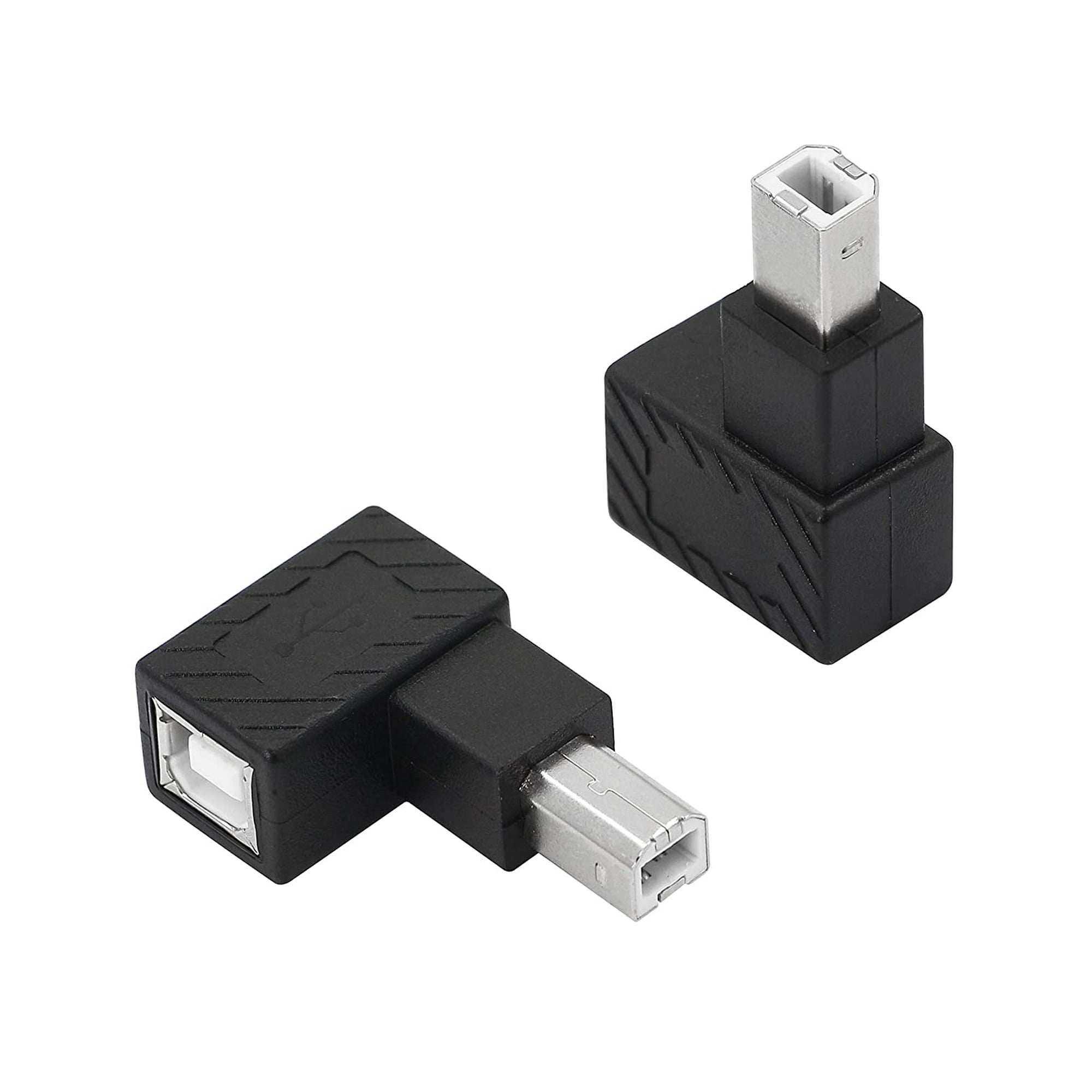 Adaptateur USB A coudé 90°, mâle et femelle : accessoire PC, Adaptateurs