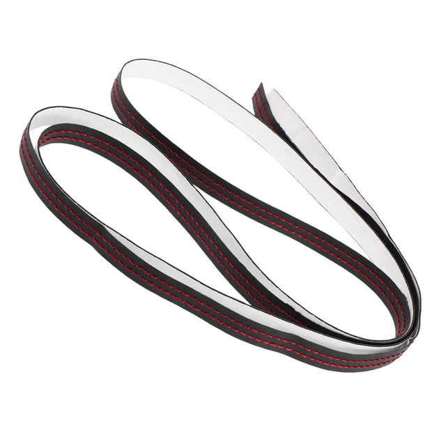 WHAMVOX Tira Decorativa Roja Para Automóvil De Cuero PU Ideal Para Personalizar Interior