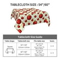 thumbnail image 3 of Zufioo Fruit Apples Print Square Decorative Tablecloth, Wrinkle-resistant, Waterproof and Oil-resistant Tablecloth Coffee Table Cloth, Suitable for Restaurants-54"x54", 3 of 8