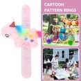 thumbnail image 3 of Banda de bofetada de unicornio de felpa para niños, banda de bofetada de animales adorables, pulsera cómoda de bofetada, decoración, 3 of 6