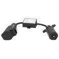 thumbnail image 1 of Plastic Car Connector, 7 Way Blade Connector for US Vehicle to 13 Pin European Round Connector for Car Truck, 1 of 4