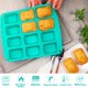 thumbnail image 4 of Webake Brownie Pan Mini Pan de silicona para pan, molde de barra rectangular para pan de ma&iacute;z, jab&oacute;n, dulces, pan, mantequilla, aperitivos de granola, bomba de grasa webake NA, 4 of 9