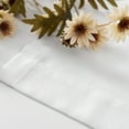 thumbnail image 5 of Vangao Linen Blended White Curtains Light Filtering Semi Sheer Curtains 2 Panels for Living Room Bedroom Grommet Drapes 52" x 63", 5 of 7