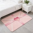 thumbnail image 3 of fsxdhpcsgfc Valentine Rug Heart Envelope Doormat Valentine's Day Red Heart Shaped Envelope Outdoor Coconut Fiber Door Mat Non Rubber Backing For Front Door Size Knitted Blanket Foxy And Blanket Adult, 3 of 3