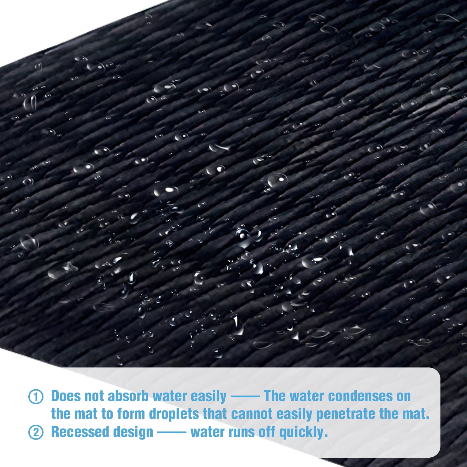 Boat Flooring EVA Foam Boat Decking Marine Mat Non-Slip Self-Adhesive Flooring Sheet for Motorboat Kayak Surfboard Garden Swimming Pools, 94.5" x 23.6"