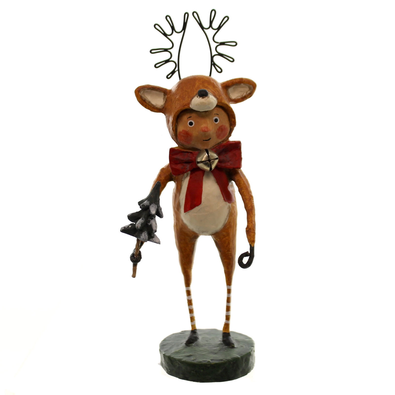 Santa/'s Sleigh Ride Lori Mitchell Christmas Figurine NIB Free Shipping