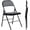 Black 2PCS, variant on 2-Pack Leather Black Padded Folding chairs, Portable and Space-Saving for Home, Office, and Outdoor Use