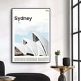 thumbnail image 4 of Póster de viaje de geografía de Oceanía del Pacífico, Sydney, Wellington, Melbourne, lienzo impreso, imagen artística de pared para decoración del hogar y la sala de estar, 4 of 5