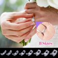 thumbnail image 5 of PinesC 8Pcs Invisible Ring Sizers for Loose Rings, Ring Guards with Holes, 8 Sizes Ring Size Adjuster, Anti-Slip Breathable Flexible Ring Spacers for Women Men, Fit for 1-10mm Width Ring, 5 of 5