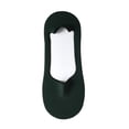 thumbnail image 2 of 10 Pairs Invisible Breathable Anti-Slip Socks for Women, No Show Socks Womens Nylon Non Slip Low Cut Invisible Liner Footies Thin Silk Socks for Flats Loafers Dark Green, 2 of 3