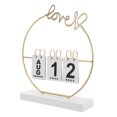 thumbnail image 1 of OULII Calendrier Quotidien Réutilisable Calendrier Perpétuel pour Usage Domestique Lot de 1, 1 of 8