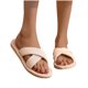 thumbnail image 2 of Zapatos de mujer Sandalias de playa de verano Zapatillas Cuerda de cáñamo de imitación Zapatos de fondo plano de viaje Wmkox8yii ytu7134, 2 of 5