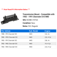 thumbnail image 2 of Transmission Mount - Compatible with 1983 - 1991 Chevy S10 4WD 1984 1985 1986 1987 1988 1989 1990, 2 of 2