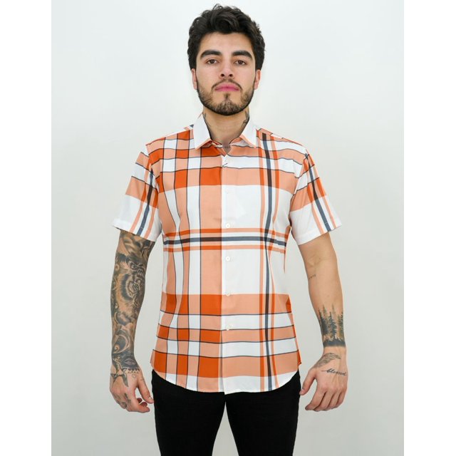 Camisa Cuadrada Vassari By Barabas Para Caballero