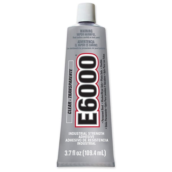 Adhesivo para manualidades E6000 110 ml transparente de alta resistencia industrial