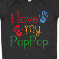 thumbnail image 4 of Inktastic Poppop Grandkids Handprints Boys or Girls Baby Bodysuit, 4 of 5