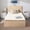 Beige, variant on OLINOA Queen Hybrid Mattress Memory Foam Mattress Bed with Headboard, Medium Firm Bed in a Box, No Assembly Required & No Bed Frame Needed for Bedrooms, Apartment, Blue