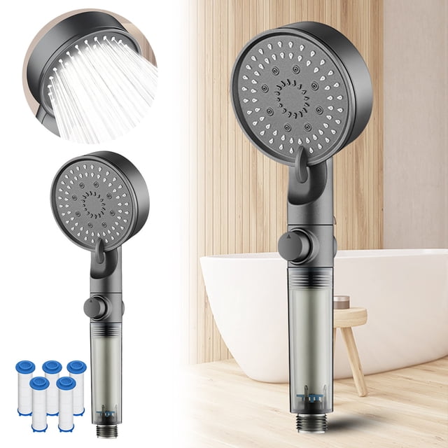 BotaniNest High Pressure Five Mode Filtered Shower Head With Filter Shower Head