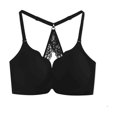 thumbnail image 7 of Ohufall Plus Size Bra for Women Fine Strap Solid Color Fashion Bra Push Up Lightweight Everyday Bras, 7 of 7