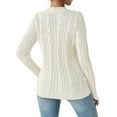 thumbnail image 1 of TINZ Sweater Dress Long Sleeve Oversized Tunic With Exquisite Embroidery And Panel Design Warm Winter Knit Vest Dress Long Pullover Sweater Belted Long Dress, 1 of 7