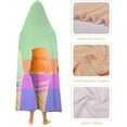 thumbnail image 4 of Wearable Blanket Hoodie Oversized Soft Warm Hooded Blanket Ice Cream Rainbow Gradient Blanket Throw Wrap Poncho for Women, 4 of 6