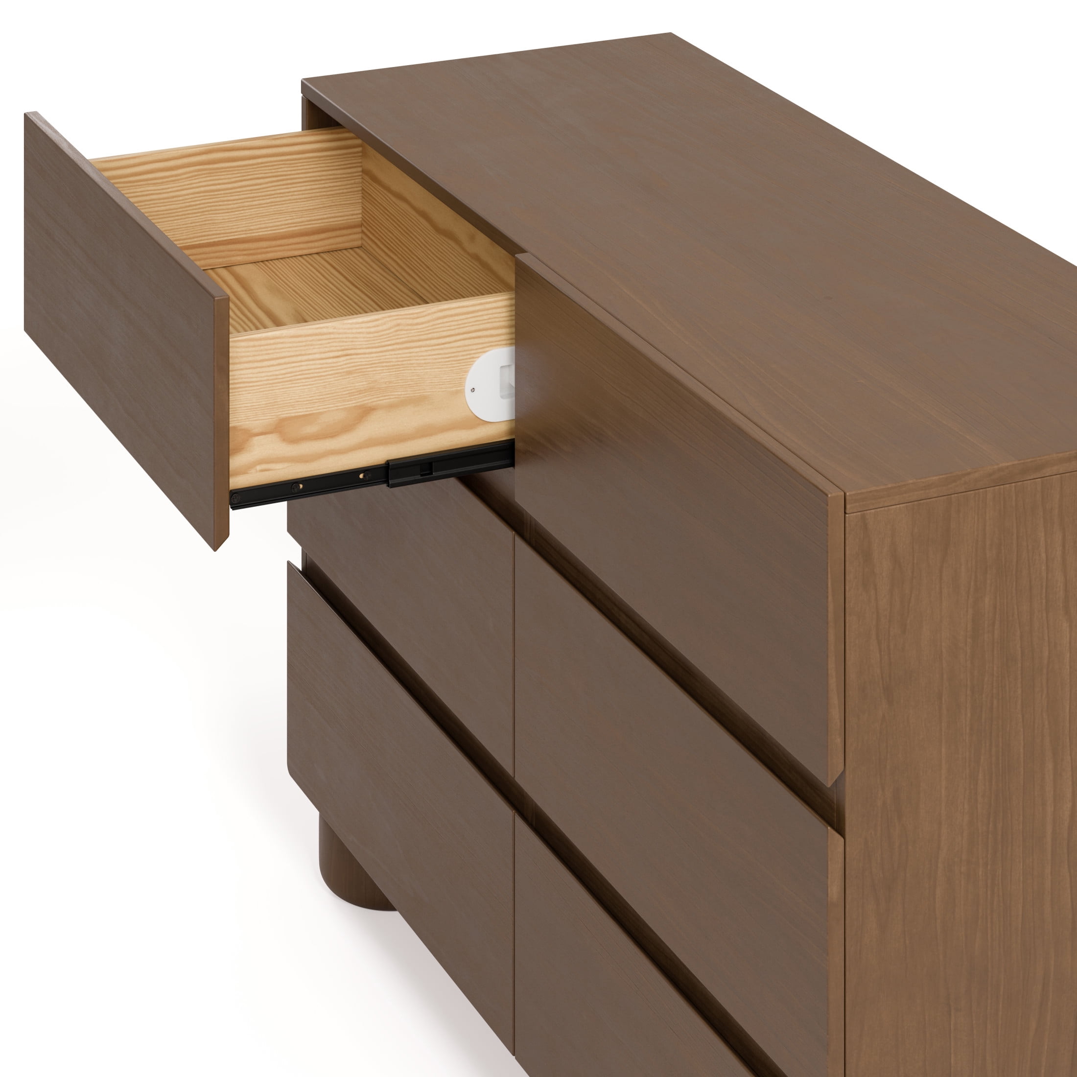 Art of Nursery by Storkcraft Sorrento 6 Drawer Dresser - Hazelnut