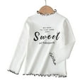 thumbnail image 5 of Qopobobo Girl Long Sleeve Shirts Girls Tops Girls Long Sleeve Tees Girls' Soft T-Shirts Kids Basic Crewneck T-Shirts Top for Teen Youth Girls White,7-8 Years, 5 of 8