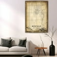 thumbnail image 5 of Montrose Vintage Map Prints Canvas, Michigan Map Art Canvas, Canvas, Montrose Map City style vintage Canvas , Canvas Wall Art, Street Map Artwork Canvas, 5 of 6