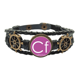 thumbnail image 1 of Quimica elementos actínidos período mesa CALIFORNIUM CF Pulsera marina tejida en cuero, 1 of 4