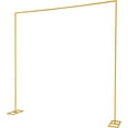 thumbnail image 5 of Metal Flower Balloon Frame, 9.8 * 9.8ft Wedding Square Arch Backdrop Gold Metal Stand Decor for Ceremony,Birthday Party,Wedding Decoration,Anniversary, 5 of 11