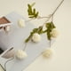 thumbnail image 4 of Flores Artificiales De Plástico 1 pieza de flor artificial de diente de león de plástico blanco con 5 capullos para decoración del hogar, ideal para jardín exterior y jarrón de interior. Rkxzt, 4 of 9