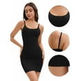 thumbnail image 3 of Unique Bargains Adjustable Full Slips Under Dress Nightwear S Black, 3 of 6