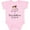 AD-Pink, variant on Inktastic Future Ballerina Girls Dance Girls Baby Bodysuit