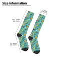 thumbnail image 4 of Haiem Trucks And Excavators Socks, Funny Novelty Crazy Design Cotton Socks Sports Socks Knee High Socks For Men, Women,1Pairs - Gift For Working Friends, 4 of 8